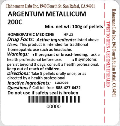 Argentum Metallicum 200C 100g.jpg Argentum Metallicum 200C 100g - Argentum Metallicum 200C 100g